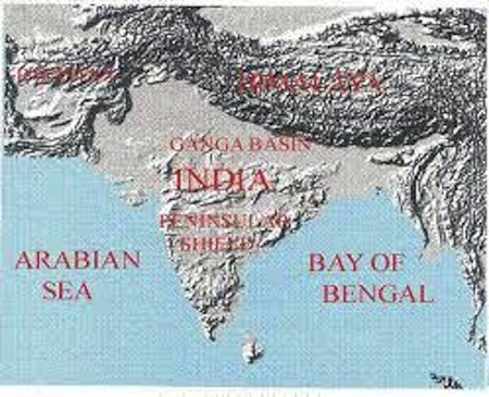 india geography, geography of india, map of india